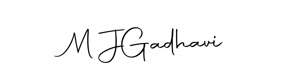 You can use this online signature creator to create a handwritten signature for the name M J  Gadhavi. This is the best online autograph maker. M J  Gadhavi signature style 10 images and pictures png