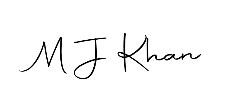 Here are the top 10 professional signature styles for the name M J Khan. These are the best autograph styles you can use for your name. M J Khan signature style 10 images and pictures png