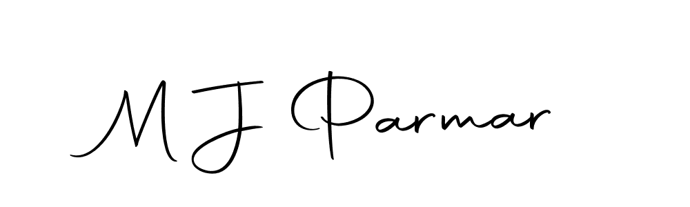 if you are searching for the best signature style for your name M J Parmar. so please give up your signature search. here we have designed multiple signature styles  using Autography-DOLnW. M J Parmar signature style 10 images and pictures png