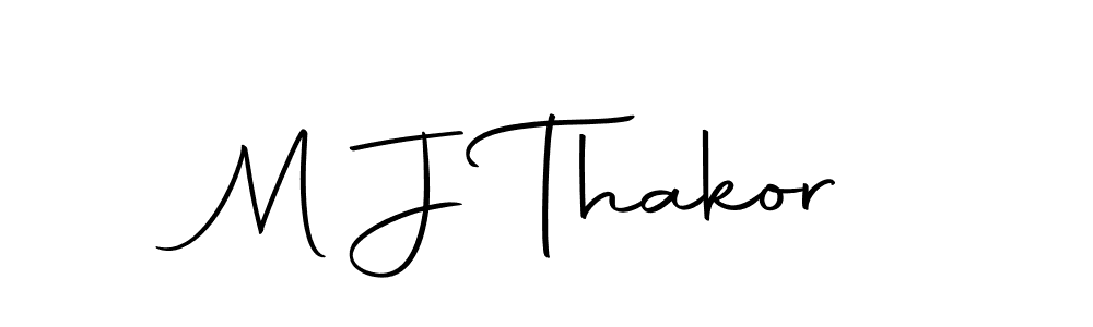 Use a signature maker to create a handwritten signature online. With this signature software, you can design (Autography-DOLnW) your own signature for name M J Thakor. M J Thakor signature style 10 images and pictures png