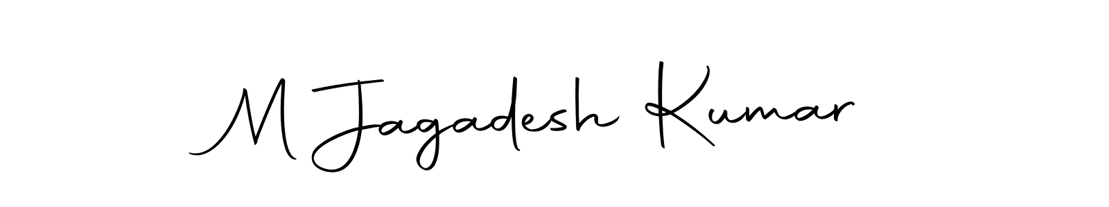 The best way (Autography-DOLnW) to make a short signature is to pick only two or three words in your name. The name M Jagadesh Kumar include a total of six letters. For converting this name. M Jagadesh Kumar signature style 10 images and pictures png