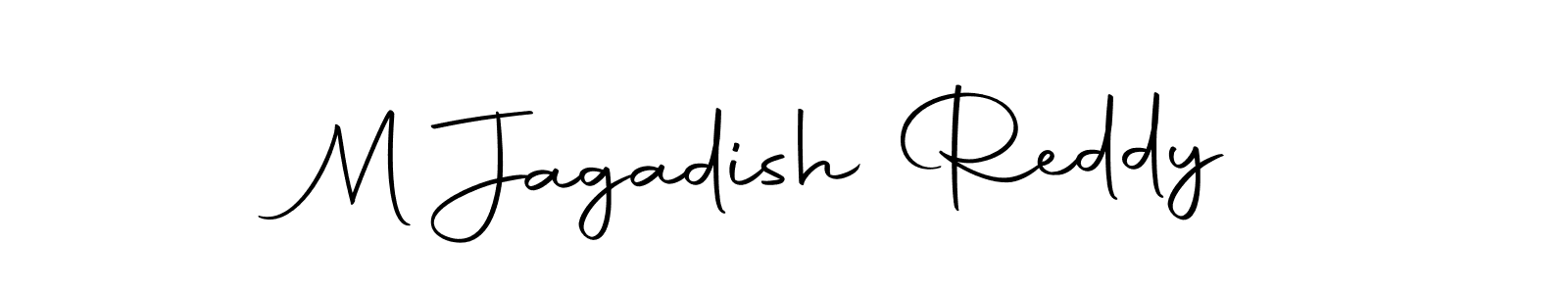 Make a short M Jagadish Reddy signature style. Manage your documents anywhere anytime using Autography-DOLnW. Create and add eSignatures, submit forms, share and send files easily. M Jagadish Reddy signature style 10 images and pictures png