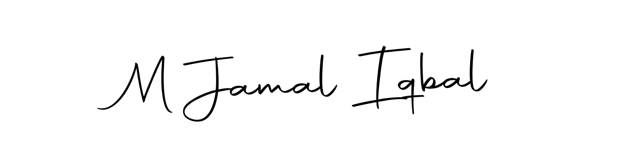 Design your own signature with our free online signature maker. With this signature software, you can create a handwritten (Autography-DOLnW) signature for name M Jamal Iqbal. M Jamal Iqbal signature style 10 images and pictures png