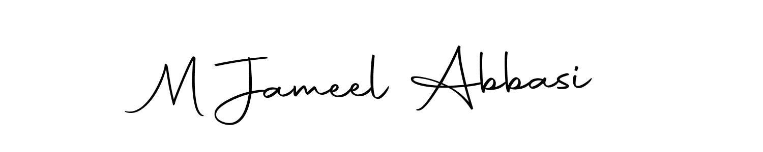 Make a beautiful signature design for name M Jameel Abbasi. Use this online signature maker to create a handwritten signature for free. M Jameel Abbasi signature style 10 images and pictures png