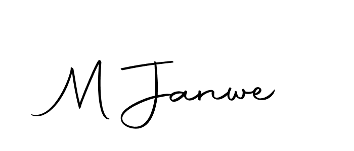 Make a beautiful signature design for name M Janwe. Use this online signature maker to create a handwritten signature for free. M Janwe signature style 10 images and pictures png