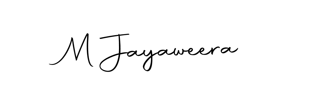 How to make M Jayaweera signature? Autography-DOLnW is a professional autograph style. Create handwritten signature for M Jayaweera name. M Jayaweera signature style 10 images and pictures png