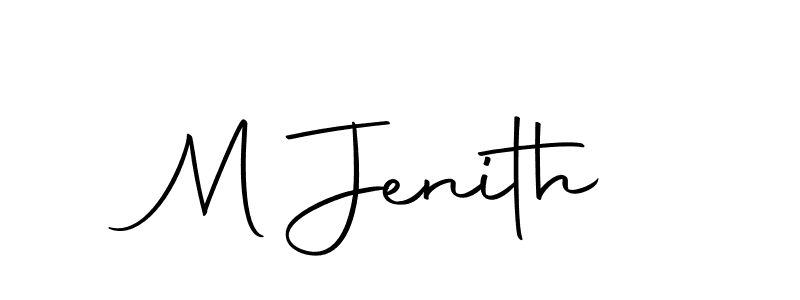 Make a beautiful signature design for name M Jenith. Use this online signature maker to create a handwritten signature for free. M Jenith signature style 10 images and pictures png