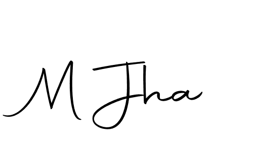 Autography-DOLnW is a professional signature style that is perfect for those who want to add a touch of class to their signature. It is also a great choice for those who want to make their signature more unique. Get M Jha name to fancy signature for free. M Jha signature style 10 images and pictures png