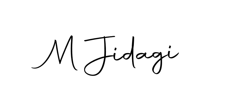 You can use this online signature creator to create a handwritten signature for the name M Jidagi. This is the best online autograph maker. M Jidagi signature style 10 images and pictures png