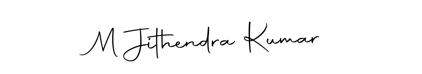 Make a beautiful signature design for name M Jithendra Kumar. Use this online signature maker to create a handwritten signature for free. M Jithendra Kumar signature style 10 images and pictures png