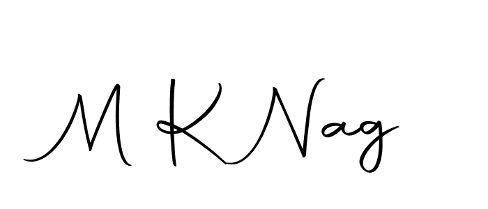 How to make M K Nag signature? Autography-DOLnW is a professional autograph style. Create handwritten signature for M K Nag name. M K Nag signature style 10 images and pictures png