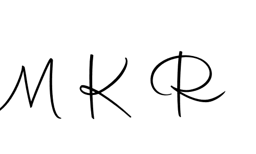 Create a beautiful signature design for name M K R. With this signature (Autography-DOLnW) fonts, you can make a handwritten signature for free. M K R signature style 10 images and pictures png