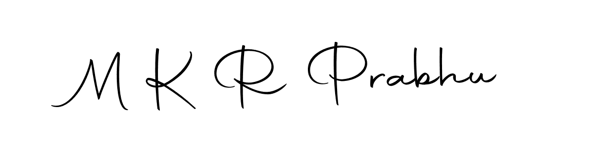 How to make M K R Prabhu signature? Autography-DOLnW is a professional autograph style. Create handwritten signature for M K R Prabhu name. M K R Prabhu signature style 10 images and pictures png