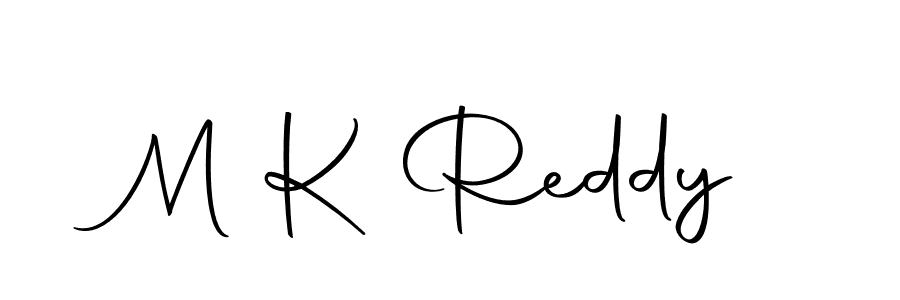 Make a beautiful signature design for name M K Reddy. With this signature (Autography-DOLnW) style, you can create a handwritten signature for free. M K Reddy signature style 10 images and pictures png