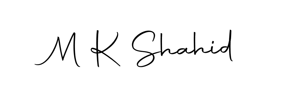 Make a beautiful signature design for name M K Shahid. Use this online signature maker to create a handwritten signature for free. M K Shahid signature style 10 images and pictures png