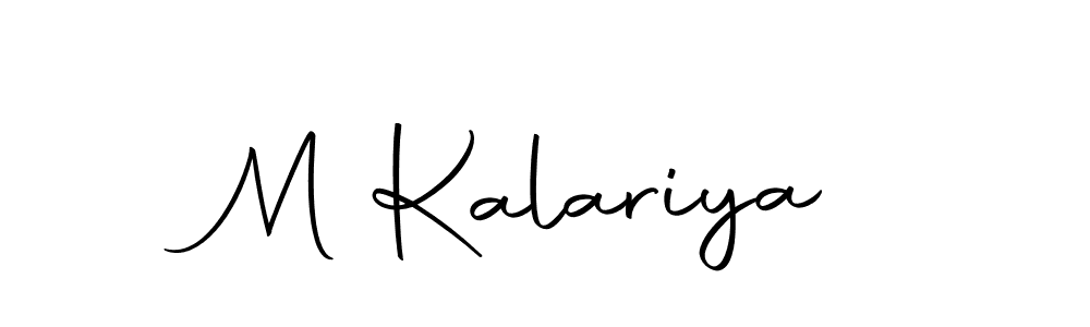 Here are the top 10 professional signature styles for the name M Kalariya. These are the best autograph styles you can use for your name. M Kalariya signature style 10 images and pictures png