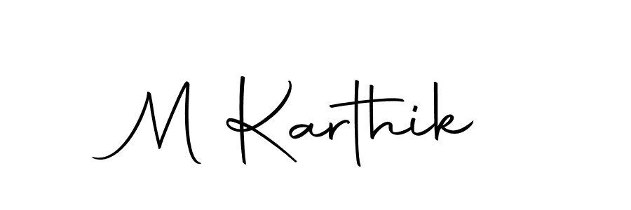 Make a beautiful signature design for name M Karthik. Use this online signature maker to create a handwritten signature for free. M Karthik signature style 10 images and pictures png
