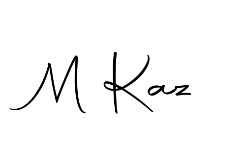 Similarly Autography-DOLnW is the best handwritten signature design. Signature creator online .You can use it as an online autograph creator for name M Kaz. M Kaz signature style 10 images and pictures png