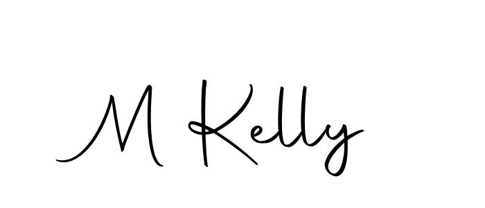 Make a beautiful signature design for name M Kelly. With this signature (Autography-DOLnW) style, you can create a handwritten signature for free. M Kelly signature style 10 images and pictures png