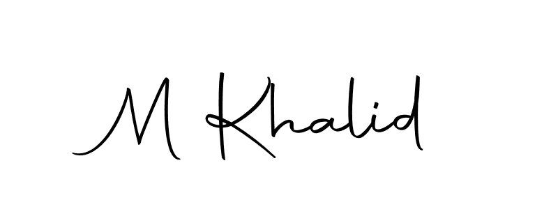 Here are the top 10 professional signature styles for the name M Khalid. These are the best autograph styles you can use for your name. M Khalid signature style 10 images and pictures png