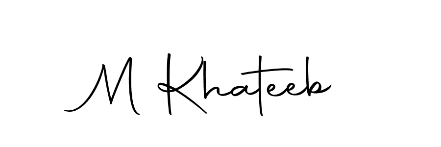 Once you've used our free online signature maker to create your best signature Autography-DOLnW style, it's time to enjoy all of the benefits that M Khateeb name signing documents. M Khateeb signature style 10 images and pictures png