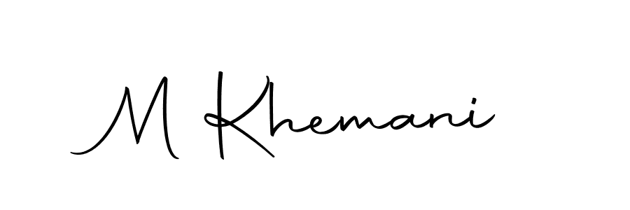 Make a beautiful signature design for name M Khemani. Use this online signature maker to create a handwritten signature for free. M Khemani signature style 10 images and pictures png