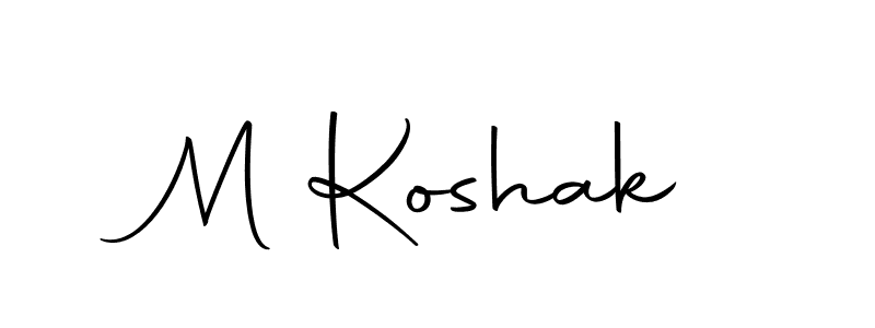 Autography-DOLnW is a professional signature style that is perfect for those who want to add a touch of class to their signature. It is also a great choice for those who want to make their signature more unique. Get M Koshak name to fancy signature for free. M Koshak signature style 10 images and pictures png
