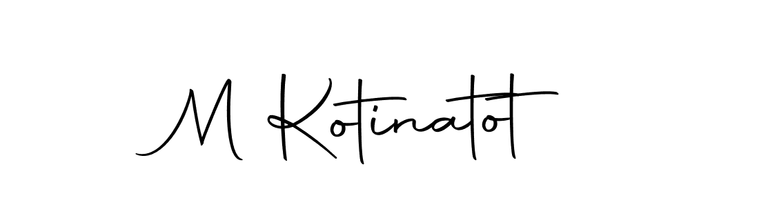 Make a beautiful signature design for name M Kotinatot. With this signature (Autography-DOLnW) style, you can create a handwritten signature for free. M Kotinatot signature style 10 images and pictures png