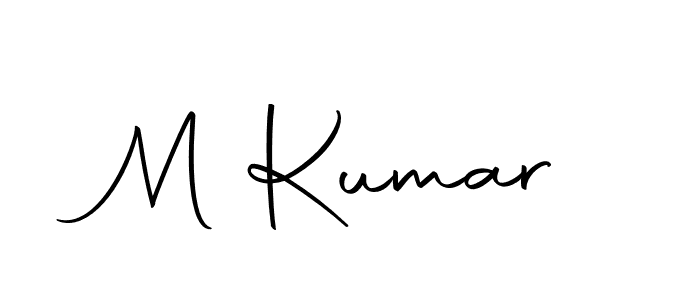 You should practise on your own different ways (Autography-DOLnW) to write your name (M Kumar) in signature. don't let someone else do it for you. M Kumar signature style 10 images and pictures png