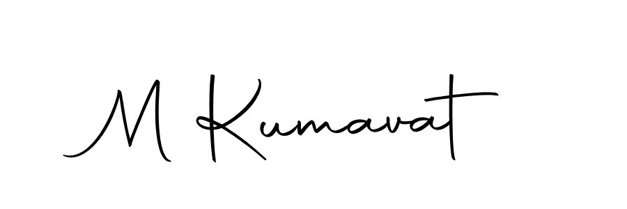 Make a beautiful signature design for name M Kumavat. Use this online signature maker to create a handwritten signature for free. M Kumavat signature style 10 images and pictures png
