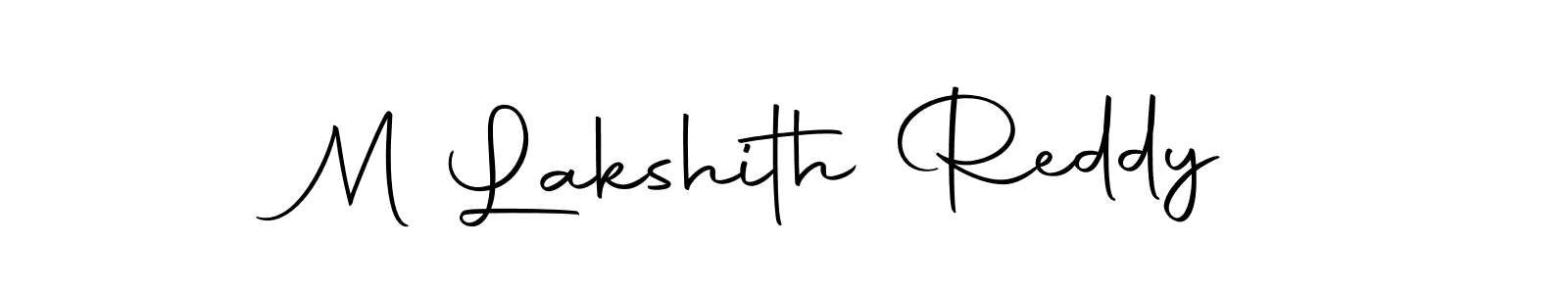 Also we have M Lakshith Reddy name is the best signature style. Create professional handwritten signature collection using Autography-DOLnW autograph style. M Lakshith Reddy signature style 10 images and pictures png