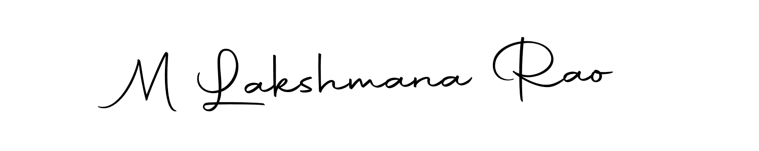 Make a beautiful signature design for name M Lakshmana Rao. Use this online signature maker to create a handwritten signature for free. M Lakshmana Rao signature style 10 images and pictures png