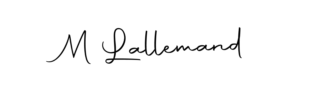 M Lallemand stylish signature style. Best Handwritten Sign (Autography-DOLnW) for my name. Handwritten Signature Collection Ideas for my name M Lallemand. M Lallemand signature style 10 images and pictures png