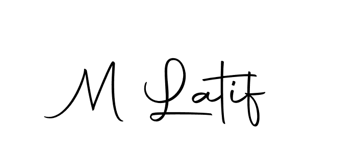 Also we have M Latif name is the best signature style. Create professional handwritten signature collection using Autography-DOLnW autograph style. M Latif signature style 10 images and pictures png