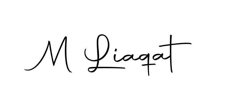 You should practise on your own different ways (Autography-DOLnW) to write your name (M Liaqat) in signature. don't let someone else do it for you. M Liaqat signature style 10 images and pictures png