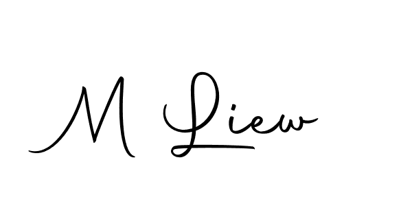 M Liew stylish signature style. Best Handwritten Sign (Autography-DOLnW) for my name. Handwritten Signature Collection Ideas for my name M Liew. M Liew signature style 10 images and pictures png