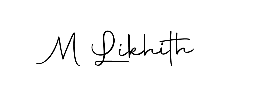 Once you've used our free online signature maker to create your best signature Autography-DOLnW style, it's time to enjoy all of the benefits that M Likhith name signing documents. M Likhith signature style 10 images and pictures png