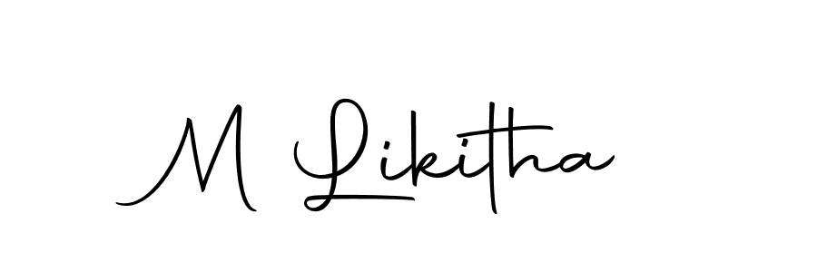 Make a short M Likitha signature style. Manage your documents anywhere anytime using Autography-DOLnW. Create and add eSignatures, submit forms, share and send files easily. M Likitha signature style 10 images and pictures png