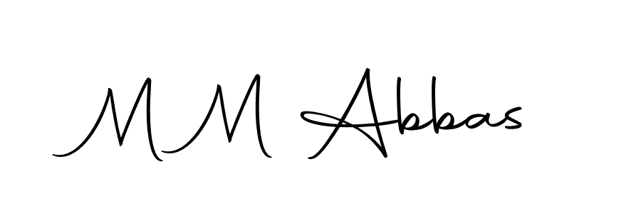 if you are searching for the best signature style for your name M M Abbas. so please give up your signature search. here we have designed multiple signature styles  using Autography-DOLnW. M M Abbas signature style 10 images and pictures png