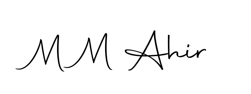 Once you've used our free online signature maker to create your best signature Autography-DOLnW style, it's time to enjoy all of the benefits that M M Ahir name signing documents. M M Ahir signature style 10 images and pictures png