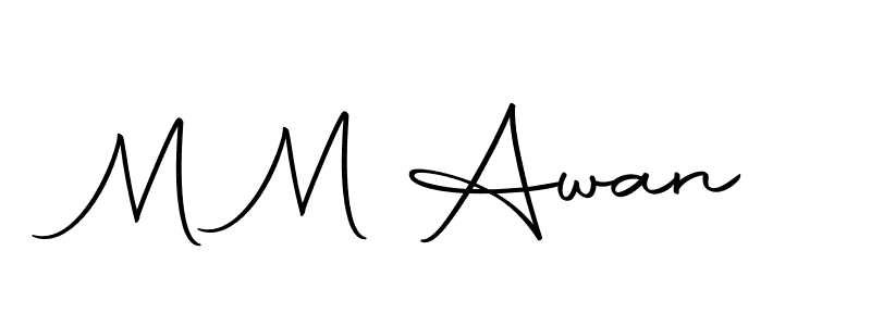 Autography-DOLnW is a professional signature style that is perfect for those who want to add a touch of class to their signature. It is also a great choice for those who want to make their signature more unique. Get M M Awan name to fancy signature for free. M M Awan signature style 10 images and pictures png