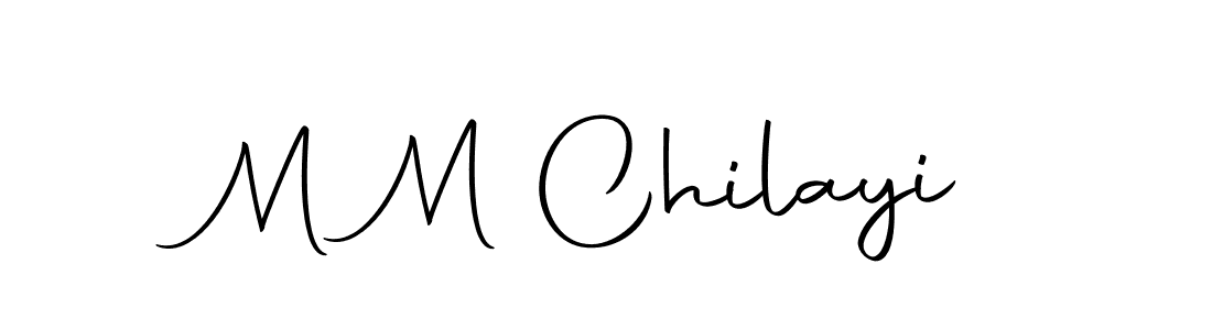 The best way (Autography-DOLnW) to make a short signature is to pick only two or three words in your name. The name M M Chilayi include a total of six letters. For converting this name. M M Chilayi signature style 10 images and pictures png