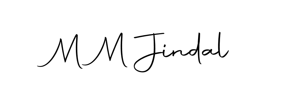 How to make M M Jindal name signature. Use Autography-DOLnW style for creating short signs online. This is the latest handwritten sign. M M Jindal signature style 10 images and pictures png