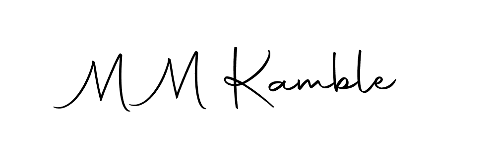 You can use this online signature creator to create a handwritten signature for the name M M Kamble. This is the best online autograph maker. M M Kamble signature style 10 images and pictures png