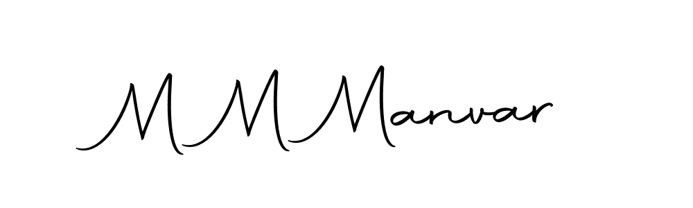 if you are searching for the best signature style for your name M M Manvar. so please give up your signature search. here we have designed multiple signature styles  using Autography-DOLnW. M M Manvar signature style 10 images and pictures png