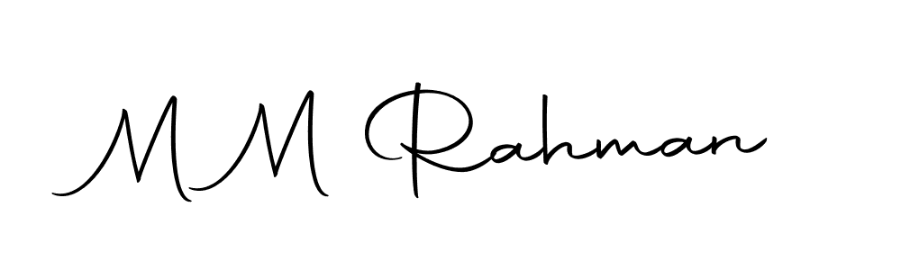 The best way (Autography-DOLnW) to make a short signature is to pick only two or three words in your name. The name M M Rahman include a total of six letters. For converting this name. M M Rahman signature style 10 images and pictures png