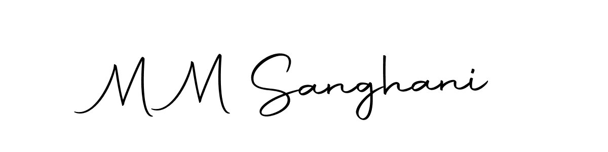 Here are the top 10 professional signature styles for the name M M Sanghani. These are the best autograph styles you can use for your name. M M Sanghani signature style 10 images and pictures png