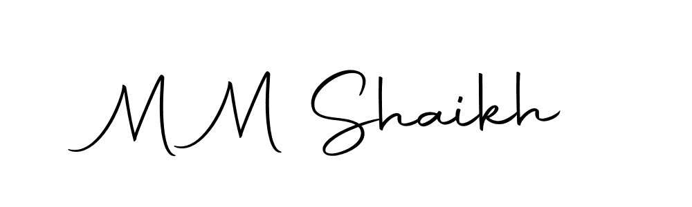 M M Shaikh stylish signature style. Best Handwritten Sign (Autography-DOLnW) for my name. Handwritten Signature Collection Ideas for my name M M Shaikh. M M Shaikh signature style 10 images and pictures png