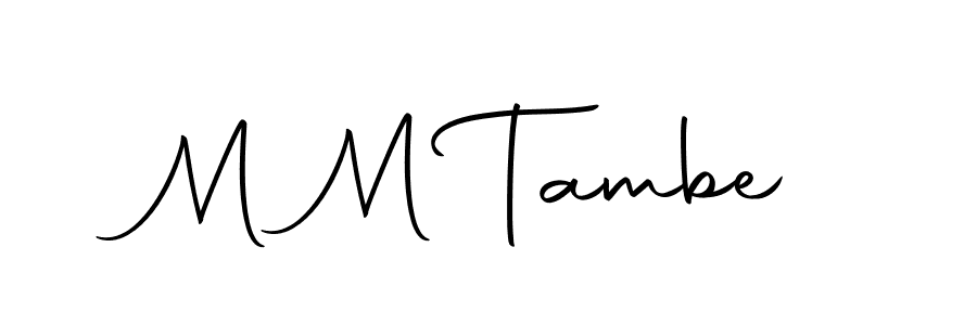 Similarly Autography-DOLnW is the best handwritten signature design. Signature creator online .You can use it as an online autograph creator for name M M Tambe. M M Tambe signature style 10 images and pictures png