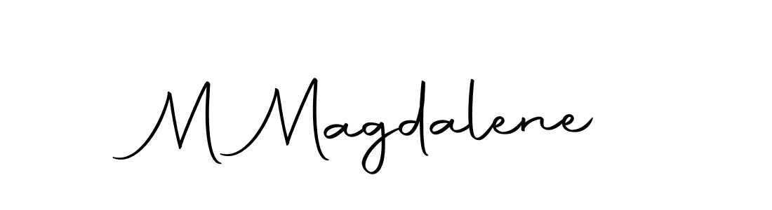 How to make M Magdalene signature? Autography-DOLnW is a professional autograph style. Create handwritten signature for M Magdalene name. M Magdalene signature style 10 images and pictures png